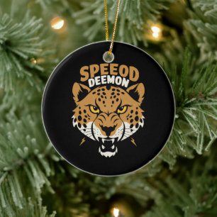 Speed Demon Keramik Ornament