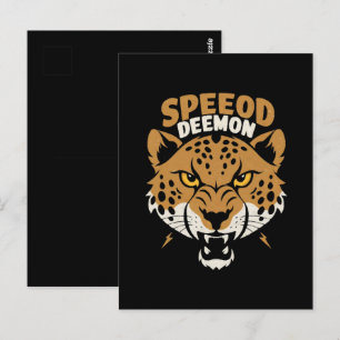 Speed Demon Postkarte