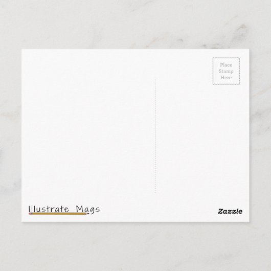 Speed Devil Postkarte (Rückseite)