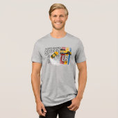 Speed Hunter | Herren Tri-Blend Shirt (Vorderseite voll)