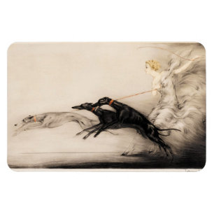 Speed II, Vitesse, 1933 von Louis Icart Magnet