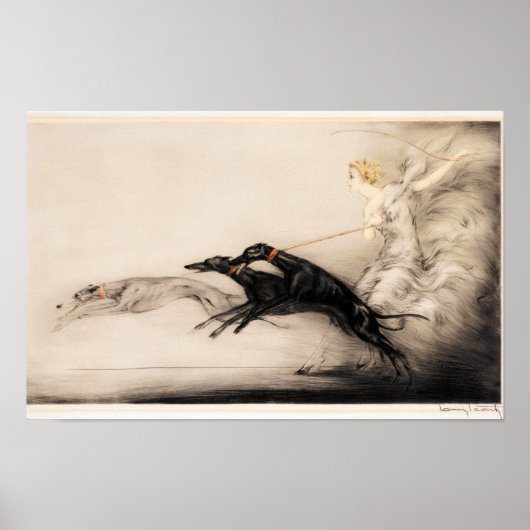 Speed II, Vitesse, 1933 von Louis Icart Poster (Vorne)