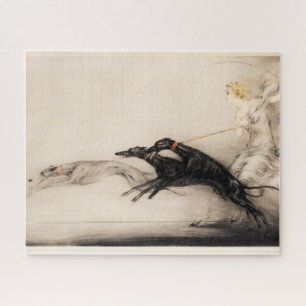 Speed II, Vitesse, 1933 von Louis Icart Puzzle
