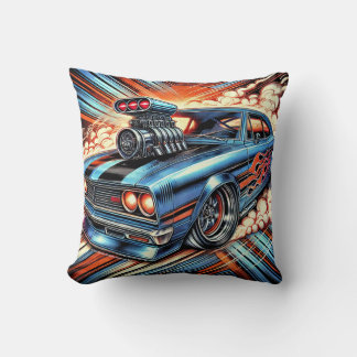 Speed in Motion Moderne Inneneinrichtung 70er Kissen