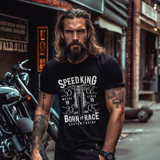 Speed King Motorrad T-Shirt
