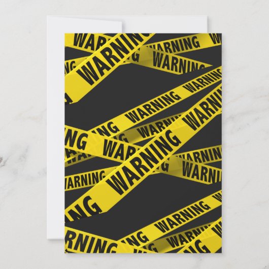 Speed Limit 16th Birthday Invitation Einladung (Rückseite)