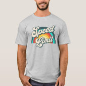 Speed Limit Retro Rainbow Concept Fan Club T-Shirt (Vorderseite)