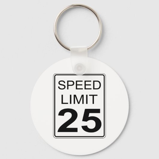 Speed Limit Schlüsselanhänger (Vorderseite)