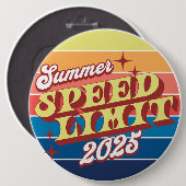 Speed Limit Sommer 2025 Sonnenuntergang Button (Vorne & Hinten)