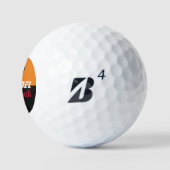 Speed Orange Logo Golf Ball (Logo)