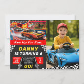 Speed Party Suchen Sie nach Autoverliebhabern Einladung (Vorderseite)