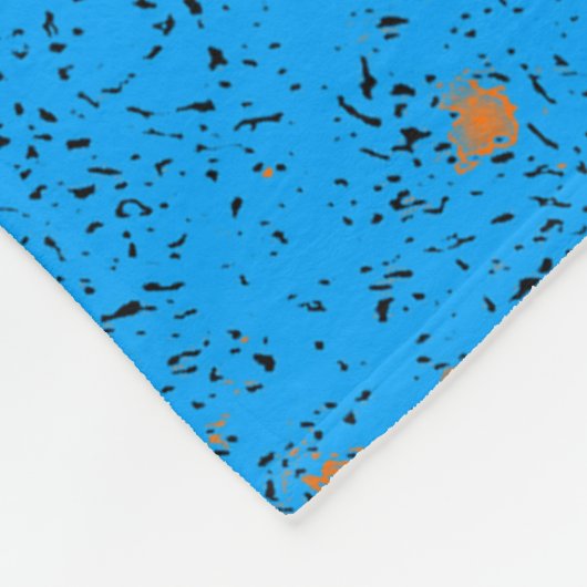 Speed Racer - Motocross Racer Akrylprint Fleecedecke (Ecke)