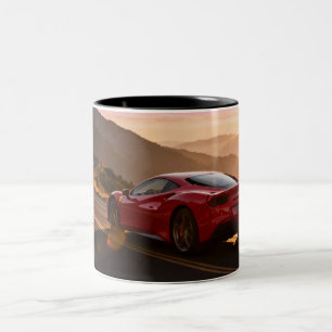 SPEED RACING CAR ZWEIFARBIGE TASSE