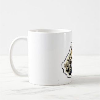Speed Rider Collage Design Kaffeetasse