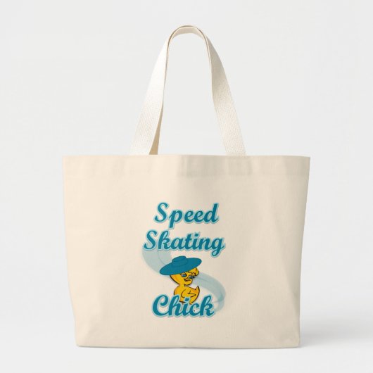 Speed Skaten Chick #3 Jumbo Stoffbeutel (Vorne)