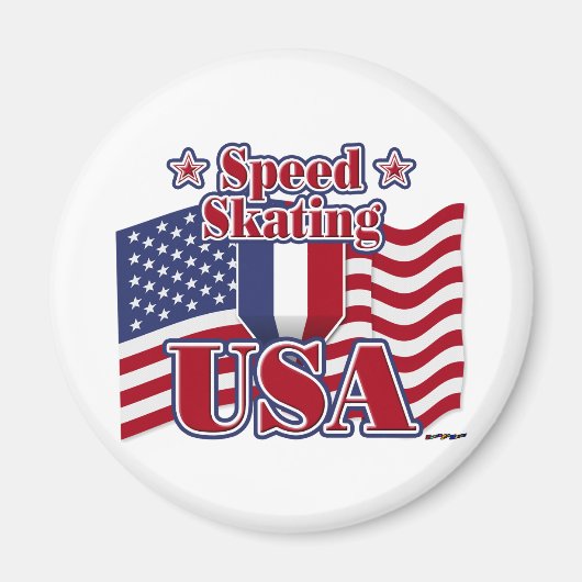 Speed Skaten USA Magnet (Vorne)