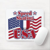 Speed Skaten USA Mousepad (Mit Mouse)