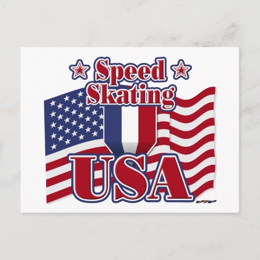 Speed Skaten USA Postkarte (Vorderseite)