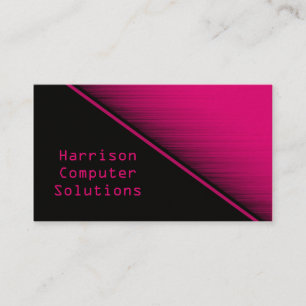 Speed Texture Business Card, Magenta Visitenkarte
