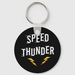 Speed Thunder Racing Lightning Schlüsselanhänger
