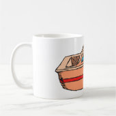 Speedboat Illustration Fun Nautical Boat Design Kaffeetasse (Links)