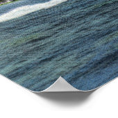 Speedboat Races auf dem See Poster (Ecke)