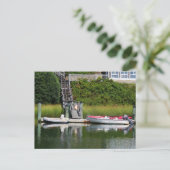 Speedboote, Cape Cod Postkarte (Stehend Vorderseite)