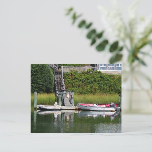 Speedboote, Cape Cod Postkarte (Stehend Vorderseite)