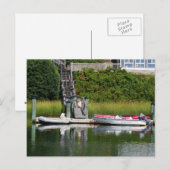 Speedboote, Cape Cod Postkarte (Vorne/Hinten)