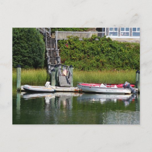 Speedboote, Cape Cod Postkarte (Vorderseite)