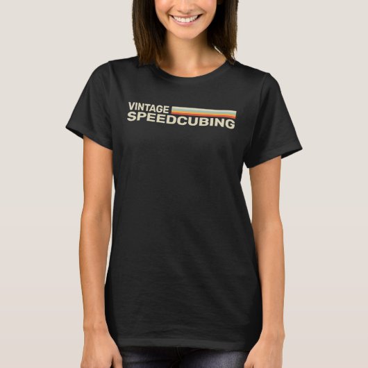 Speedcube Speedsolation Speedcuber Speed Cuber vin T-Shirt (Vorderseite)