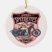 Speedettes Keramik Ornament (Vorne)