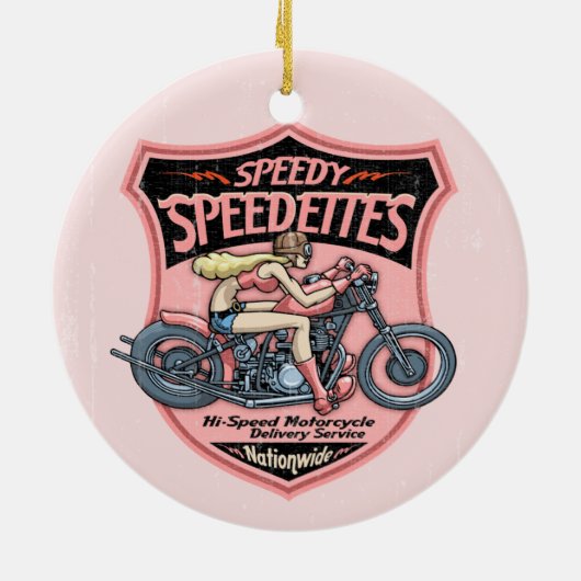Speedettes Keramik Ornament (Hinten)