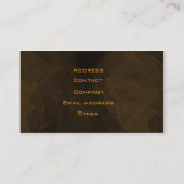 Speedmeter Visitenkarte (Rückseite)