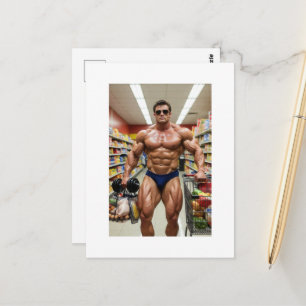 Speedo Chronicles: Grocery Hero - Einkaufstag Postkarte