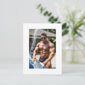 Speedo-Chroniken: Held der Autowäsche Postkarte (Stehend Vorderseite)