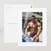 Speedo-Chroniken: Held der Autowäsche Postkarte (Vorne/Hinten)