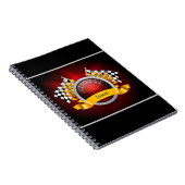 Speedometer Car Racing Themed Notebook Notizblock (Rechte Seite)