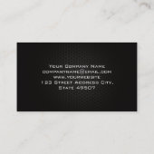 Speedometer-Logo für Sportwagen | Kohlenstofffaser Visitenkarte (Rückseite)