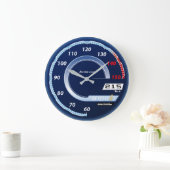 Speedometer Round Wall Clock Große Wanduhr (Zuhause)