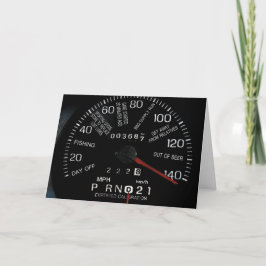 Speedometer Vatertag Karte