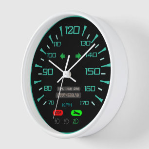 SPEEDOMETER VELOCIMETER GAUGE LOOK UHR