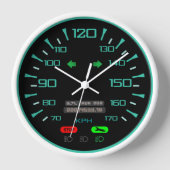 SPEEDOMETER VELOCIMETER GAUGE LOOK UHR (Vorderseite)