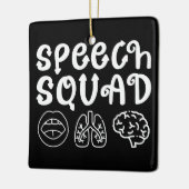 Speedsquad SLP Speech Language Pathologe Funny Keramikornament (Links)