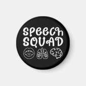Speedsquad SLP Speech Language Pathologe Funny Magnet (Vorne)