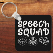 Speedsquad SLP Speech Language Pathologe Funny Schlüsselanhänger (Vorderseite)