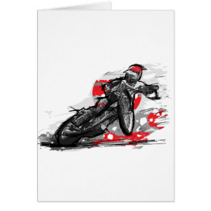 Speedway-flacher Bahn-Motorrad-Rennläufer