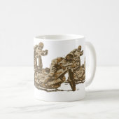 Speedway-Motorrad-Rennläufer Kaffeetasse (VorderseiteRechts)