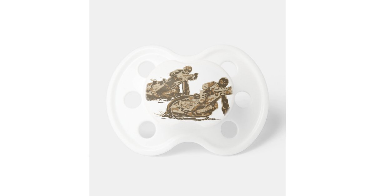 Speedway Motorrad Rennlaufer Schnuller Zazzle De