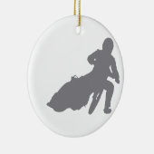 SPEEDWAY-STERN (grau) Keramikornament (Rechts)